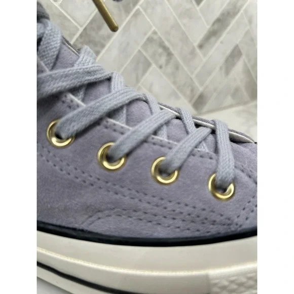 Converse Chuck Taylor All Star Move High Top Sneakers Womens Size 7 Purple Suede - Picture 5 of 8